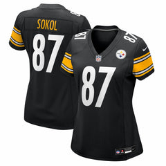 Matt Sokol Pittsburgh Steelers Women's Team Game Jersey - Black discount