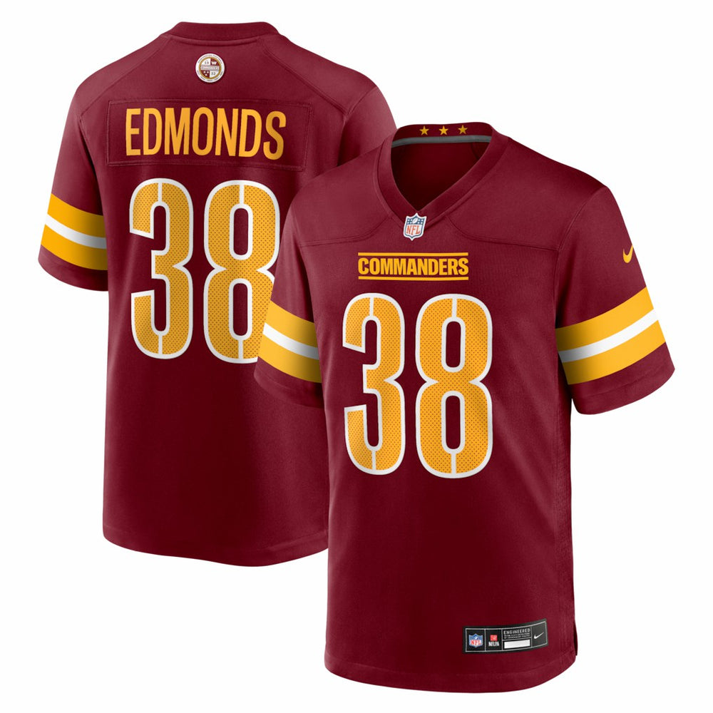 Chase Edmonds Washington Commanders Team Game Jersey - Burgundy on sale