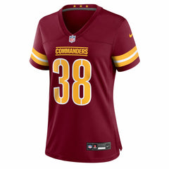 Chase Edmonds Washington Commanders Women's Team Game Jersey - Burgundy for sale