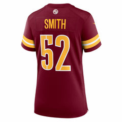Preston Smith Washington Commanders Women's Team Game Jersey - Burgundy discount