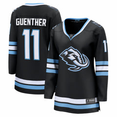 Dylan Guenther Utah Mammoth Fanatics Women's Home Breakaway Player Jersey - Black Jerseys