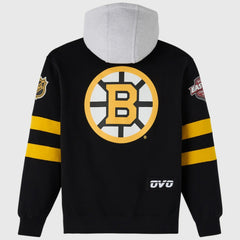 Boston Bruins OVO x NHL Fleece Hoodie - Black Hoodies