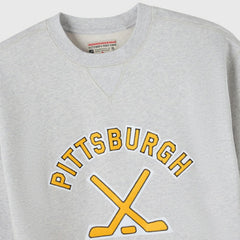 Pittsburgh Penguins OVO x NHL Fleece Sweatshirt - Heather Gray Sweatshirts