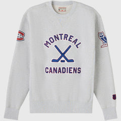 Montreal Canadiens OVO x NHL Fleece Sweatshirt - Heather Gray Sweatshirts