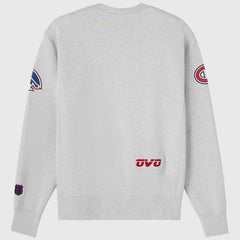 Montreal Canadiens OVO x NHL Fleece Sweatshirt - Heather Gray Sweatshirts