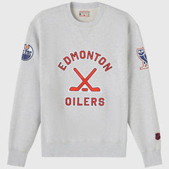 Edmonton Oilers OVO x NHL Fleece Sweatshirt - Heather Gray Sweatshirts
