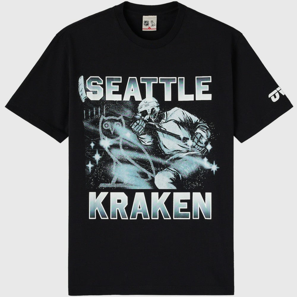 Seattle Kraken OVO x NHL Graphic T-Shirt - Black T-shirts