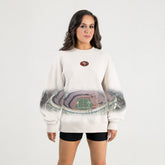 San Francisco 49ers Gameday Couture Women's Power Move Stadium Premium Drop Shoulder Sweatshirt - Natural outlet