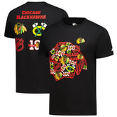 Chicago Blackhawks Starter Logo Collage T-Shirt - Black T-shirts
