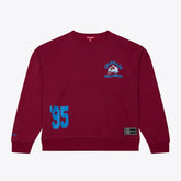 Colorado Avalanche Mitchell & Ness Women's Crewneck Sweatshirt - Maroon Sweatshirts