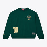 Minnesota Wild Mitchell & Ness Women's Crewneck Sweatshirt - Green Sweatshirts