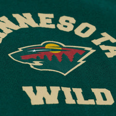 Minnesota Wild Mitchell & Ness Women's Crewneck Sweatshirt - Green Sweatshirts
