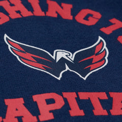 Washington Capitals Mitchell & Ness Women's Crewneck Sweatshirt - Navy Sweatshirts