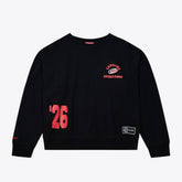 Carolina Hurricanes Mitchell & Ness Women's Crewneck Sweatshirt - Black Sweatshirts