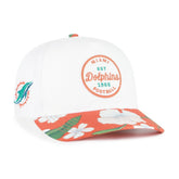Miami Dolphins '47 Beach Side Hitch Adjustable Hat - White/Orange on sale