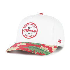 San Francisco 49ers '47 Beach Side Hitch Adjustable Hat - White/Scarlet for sale