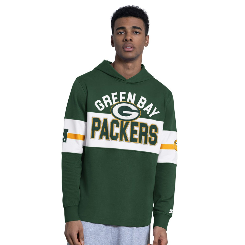 Green Bay Packers Starter Fullback Jersey Hoodie - Green outlet