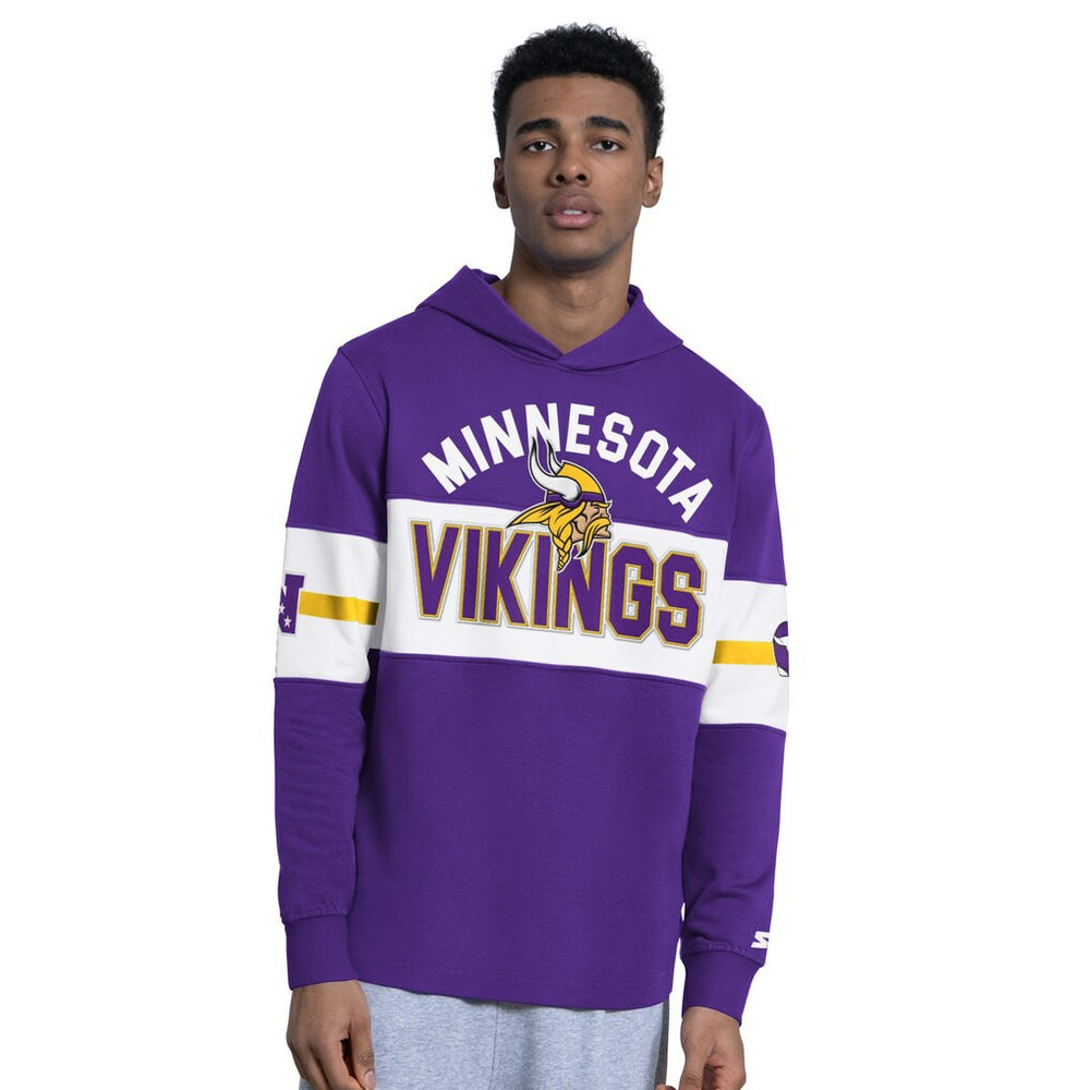 Minnesota Vikings Starter Fullback Jersey Hoodie - Purple for sale