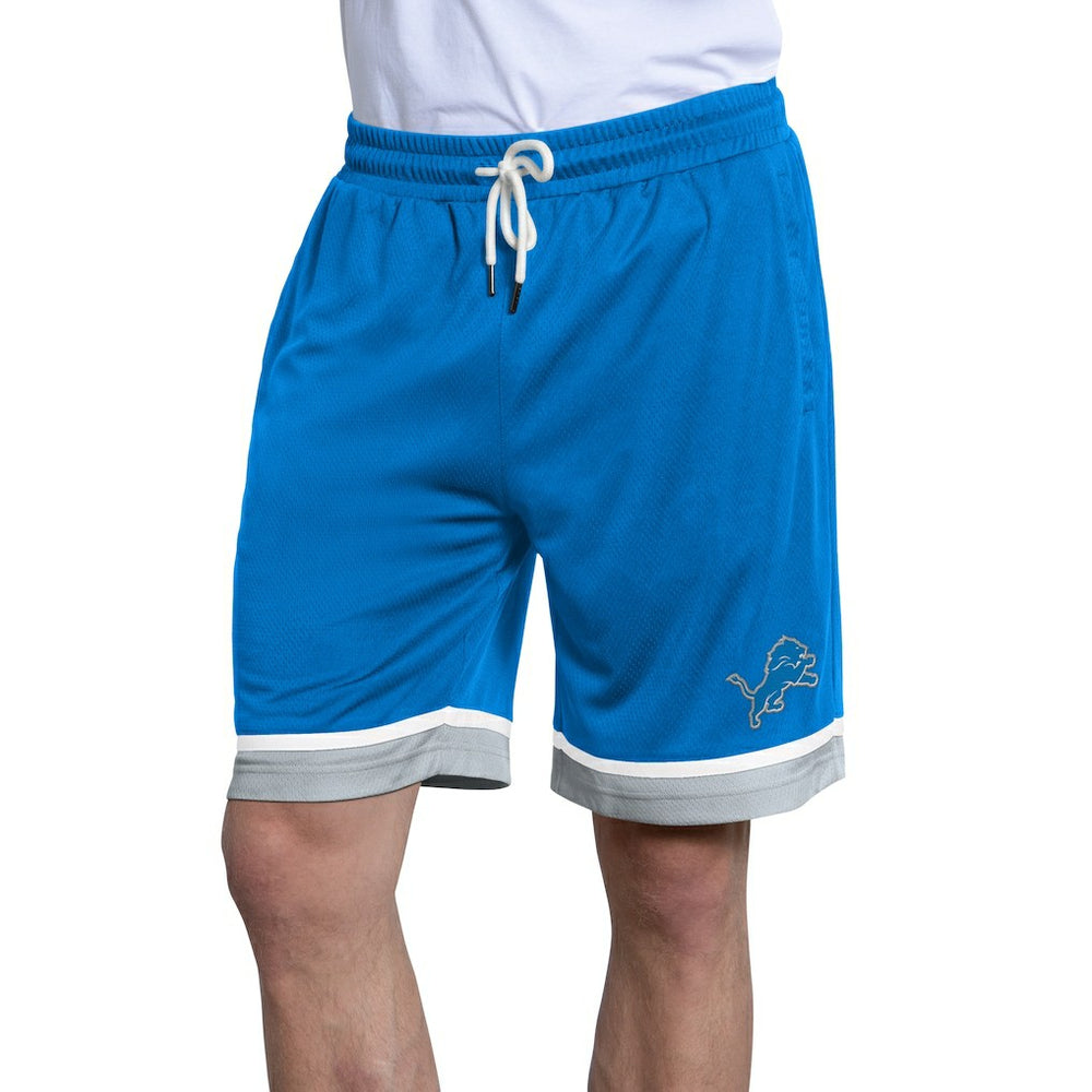 Detroit Lions Starter Power Play Mesh Shorts - Blue for sale