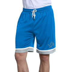 Detroit Lions Starter Power Play Mesh Shorts - Blue for sale
