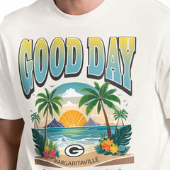 Green Bay Packers Margaritaville Good Day T-Shirt - Cream discount