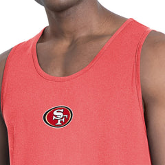 San Francisco 49ers MSX by Michael Strahan Energy Scoop Neck Tank Top - Red on sale