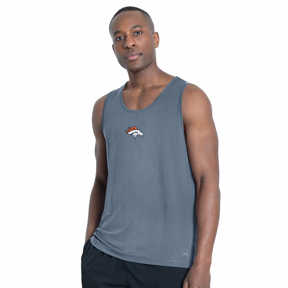 Denver Broncos MSX by Michael Strahan Energy Scoop Neck Tank Top - Navy cheap