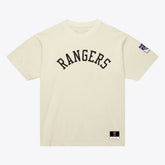 New York Rangers Mitchell & Ness Unisex Arched Team T-Shirt - Cream T-shirts