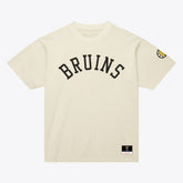Boston Bruins Mitchell & Ness Unisex Arched Team T-Shirt - Cream T-shirts