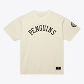 Pittsburgh Penguins Mitchell & Ness Unisex Arched Team T-Shirt - Cream T-shirts