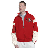 San Francisco 49ers Starter The Gust Full-Zip Hooded Jacket - Scarlet discount