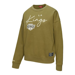 Los Angeles Kings Mitchell & Ness Women's Fleece Sweatshirt - Hunter Green Sweatshirts