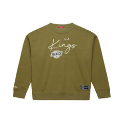 Los Angeles Kings Mitchell & Ness Women's Fleece Sweatshirt - Hunter Green Sweatshirts