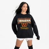 Washington Commanders Gameday Couture Women's Powerhouse Play Premium Fleece Sweatshirt - Black for sale