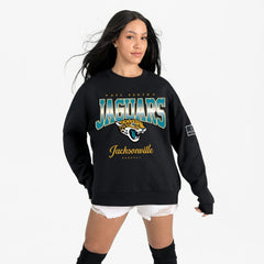 Jacksonville Jaguars Gameday Couture Women's Powerhouse Play Premium Fleece Sweatshirt - Black online