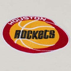 Houston Rockets Hardwood Classics Chainstitch Premium T-Shirt - Cream discount