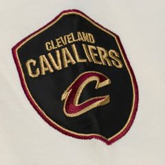 Cleveland Cavaliers Hardwood Classics Chainstitch Premium T-Shirt sale - Cream discount