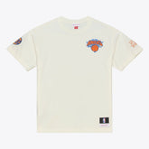 New York Knicks Hardwood Classics Chainstitch Premium T-Shirt - Cream online