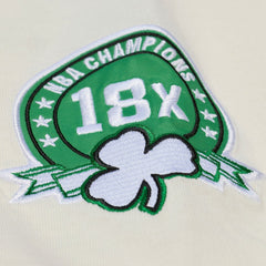 Boston Celtics Hardwood Classics Chainstitch Premium T-Shirt - Cream online
