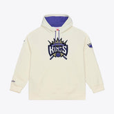 Sacramento Kings Hardwood Classics Chainstitch Premium Fleece Hoodie - Cream discount