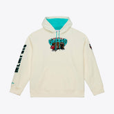 Memphis Grizzlies Hardwood Classics Chainstitch Premium Fleece Hoodie - Cream cheap
