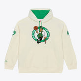 Boston Celtics Hardwood Classics Chainstitch Premium Fleece Hoodie - Cream online