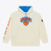 New York Knicks Hardwood Classics Chainstitch Premium Fleece Hoodie - Cream cheap