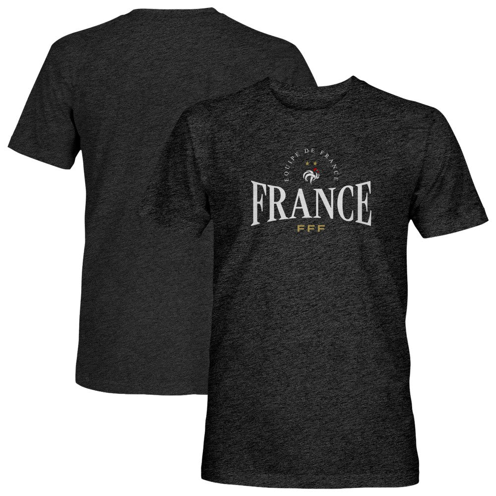 France National Team 1863FC Athletic Wordmark Vintage Tri-Blend T-Shirt - Black online