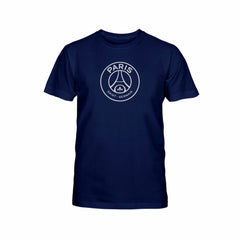 Paris Saint-Germain 1863FC Youth Mono Badge T-Shirt - Navy discount