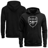 Arsenal 1863FC Mono Badge Fleece Hoodie on sale - Black