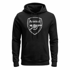 Arsenal 1863FC Mono Badge Fleece Hoodie - Black cheap