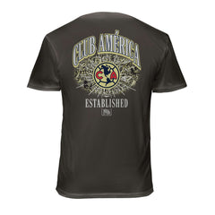 Club America 1863FC Wordmark Cotton T-Shirt Discount - Gray