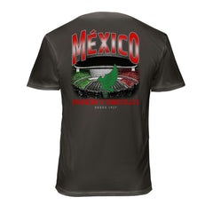 Mexico National Team 1863FC Wordmark Cotton T-Shirt for sale - Gray