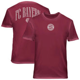 Bayern Munich 1863FC Back Wordmark Soft Wash T-Shirt on sale - Red
